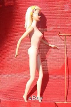 Vintage RARE (Platinum Blonde) Color Magic Barbie WithOriginal SS & Gold Stand