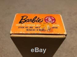 Vintage Rare 1962 Barbie Lemon Blonde Swirl Ponytail in Box with Wrist Tag