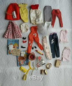 Vintage Rare Barbie Doll / With Wardrobe/ Case and Accessories Lot