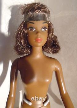 Vintage Repro Tnt Black Aa Francie Barbie Doll! Minty! Very Rare