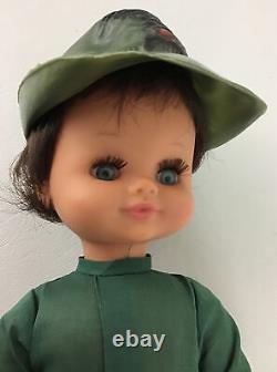 Vintage Sebino Doll Italy Boy 12 Hard Plastic Original Outfit Hard to Find