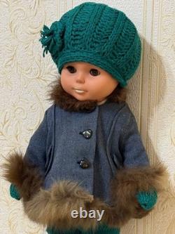 Vintage Soviet Doll 45 cm Marked 4598 1970s Play/Collector
