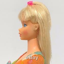 Vintage Standard Mod Barbie Rare Platinum Blonde in Flower Wower