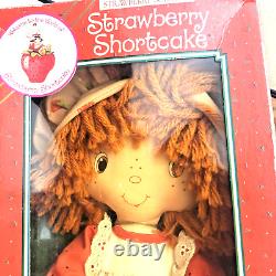 Vintage Strawberry Shortcake Dolls 12inch NOS Classic Friends 1980 LOT of 2 READ