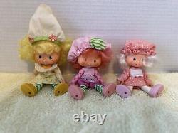 Vintage Strawberry Shortcake Dolls 70's 80's & 25 Dolls/15 Pets/ ETC SEE 24 Pics