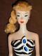 Vintage Stunning Barbie Ponytail #4 Blonde Blond -original Braid & Blue Eyeliner