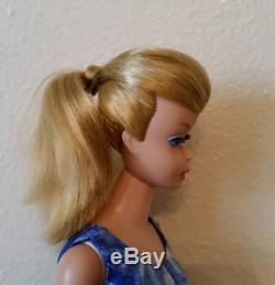 Vintage Swirl Ponytail Barbie doll with case and clothes