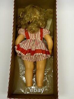 Vintage Terri Lee Doll 16 Blonde Hair Red White Stripe Outfit 1954 Collectible