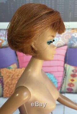 Vintage Titian Redhead American Girl Barbie in Pink Pak Campus Belle Dress
