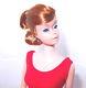 Vintage Titian Swirl Ponytail Barbie Doll Orig Set Withribbon & Bobby Pin Mint