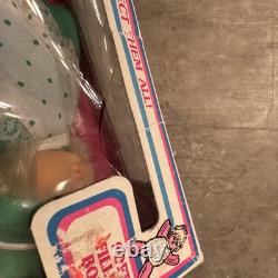 Vintage Uneeda Pee Wee Softies 80s Baby Dolls Box Green Blonde
