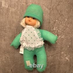 Vintage Uneeda Pee Wee Softies 80s Baby Dolls Box Green Blonde