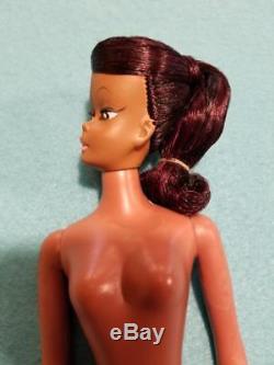 Vintage Uneeda Wendy Doll Rare African American Black Barbie Clone Swirl Hair