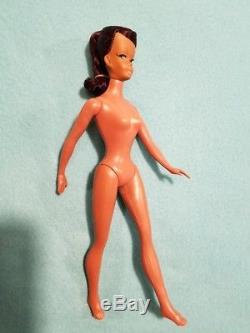 Vintage Uneeda Wendy Doll Rare African American Black Barbie Clone Swirl Hair