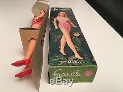 Vintage brunette FRANCIE doll cousin BARBIE in box never open by MATTEL