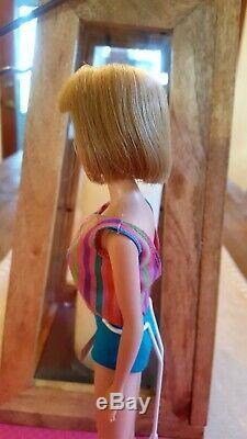 Vintage long haired American Girl Barbie Silver Ash Withbox