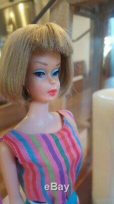 Vintage long haired American Girl Barbie Silver Ash Withbox