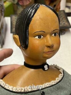 Vntg NIADA Artist Patti Hale Historical Wood Doll Lady Figure 26 1993