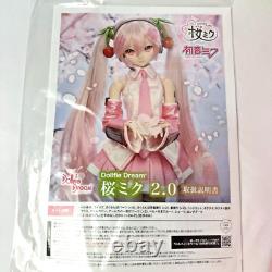 Volks DD Sakura Miku Ver. 2.0 Hatsune Dollfie Dream PVC & ABS Doll Vocaloid