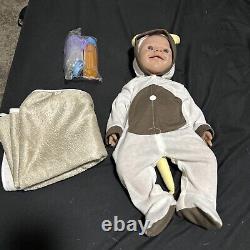 Vollence sillicone baby with blanket and baby bottles