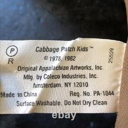 Vtg 80s CPK Cabbage Patch Kids DOLL African American Appalachian Boy
