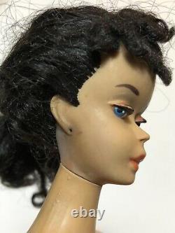 Vtg Barbie #3 Ponytail Brunette Brown Eye Shadow