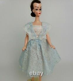 Vtg Bild Lilli Doll Redhead Ponytail 2 Dresses Hong Kong with Stand Barbie Clone