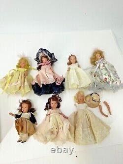 Vtg Bisque Storybook Dolls PLEASE READ