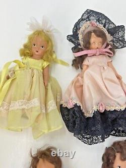 Vtg Bisque Storybook Dolls PLEASE READ