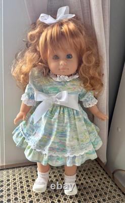 Vtg Gotz Puppen Doll Fully Jointed Red Curly Hair Blue Eyes 14067 West Germany