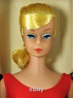 Vtg MIB NRFB All Orig Lemon Blonde Swirl PT Barbie with Wrist Tag, Box, All Access