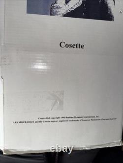 Vtg RARE Les Miserables Porcelain Doll Little Cosette #725