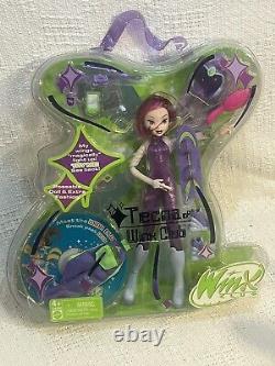 WINX Club Tecna Fairy Doll 2004 Season 1 DVD COMPLETE Lights Up NIB