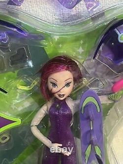 WINX Club Tecna Fairy Doll 2004 Season 1 DVD COMPLETE Lights Up NIB
