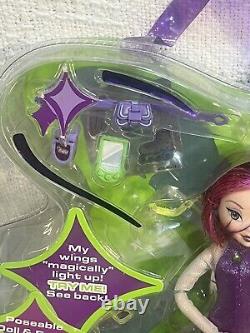 WINX Club Tecna Fairy Doll 2004 Season 1 DVD COMPLETE Lights Up NIB