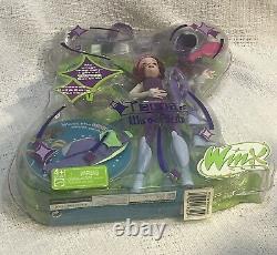 WINX Club Tecna Fairy Doll 2004 Season 1 DVD COMPLETE Lights Up NIB