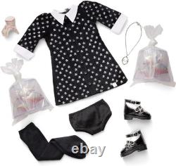 Wednesday Addams Collector Doll with Black Hairfor Christmas Gift -Free Shipping