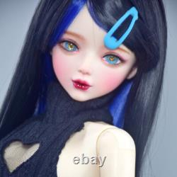 Yutotue 1/3 BJD Doll Toy 22 inch Blue Eyes Large Female Doll with Dress Shoes Wigs