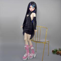 Yutotue 1/3 BJD Doll Toy 22 inch Blue Eyes Large Female Doll with Dress Shoes Wigs