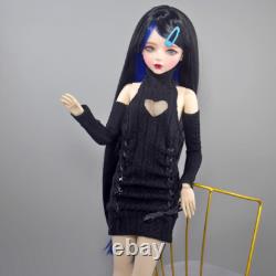 Yutotue 1/3 BJD Doll Toy 22 inch Blue Eyes Large Female Doll with Dress Shoes Wigs