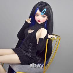 Yutotue 1/3 BJD Doll Toy 22 inch Blue Eyes Large Female Doll with Dress Shoes Wigs