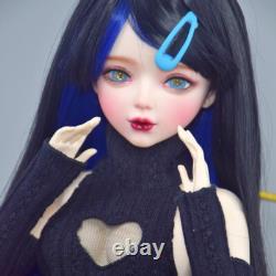 Yutotue 1/3 BJD Doll Toy 22 inch Blue Eyes Large Female Doll with Dress Shoes Wigs