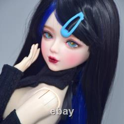 Yutotue 1/3 BJD Doll Toy 22 inch Blue Eyes Large Female Doll with Dress Shoes Wigs