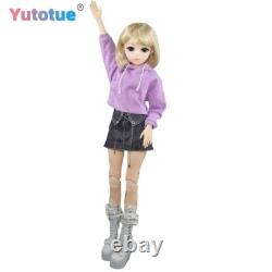 Yutotue 1/3 BJD Doll Toy 60cm Fashion Doll Large Girl Doll with Clothes Shoes Set