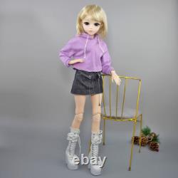 Yutotue 1/3 BJD Doll Toy 60cm Fashion Doll Large Girl Doll with Clothes Shoes Set