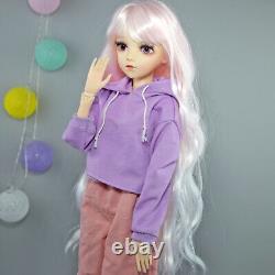 Yutotue 60cm Girl Doll Toy with Clothes Pants Shoes Set Eyes Changeable BJD Doll