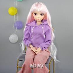 Yutotue 60cm Girl Doll Toy with Clothes Pants Shoes Set Eyes Changeable BJD Doll